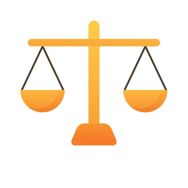 Waga Równowaga Sprawiedliwości Ilustracja Internetowa — Wektor stockowy