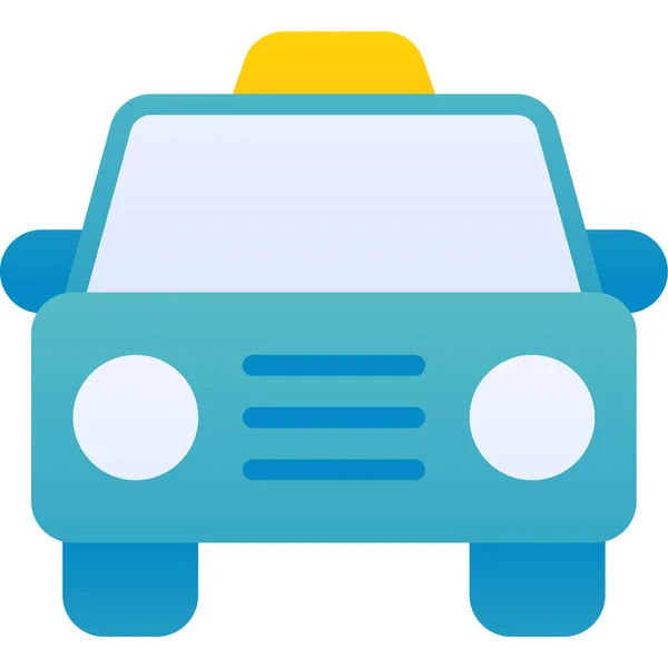 Taxi Simple Vector Illustration — Stock Vector