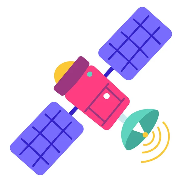 Satelliten Icon Vektor Illustration — Stockvektor