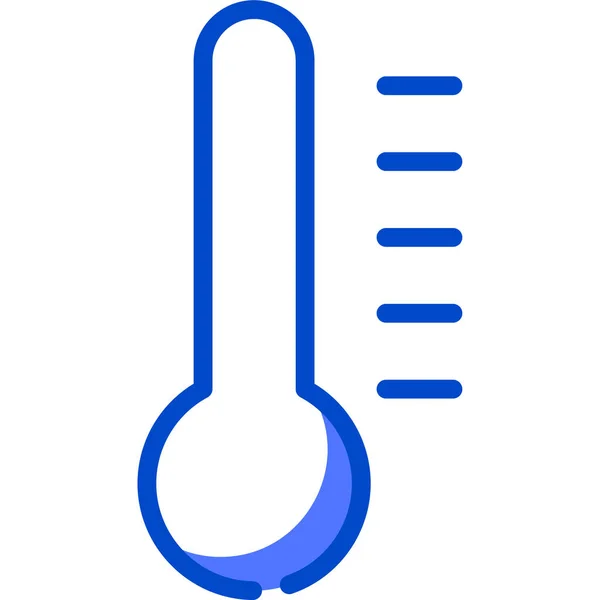 温度計 ウェブアイコンベクトル図 — ストックベクタ