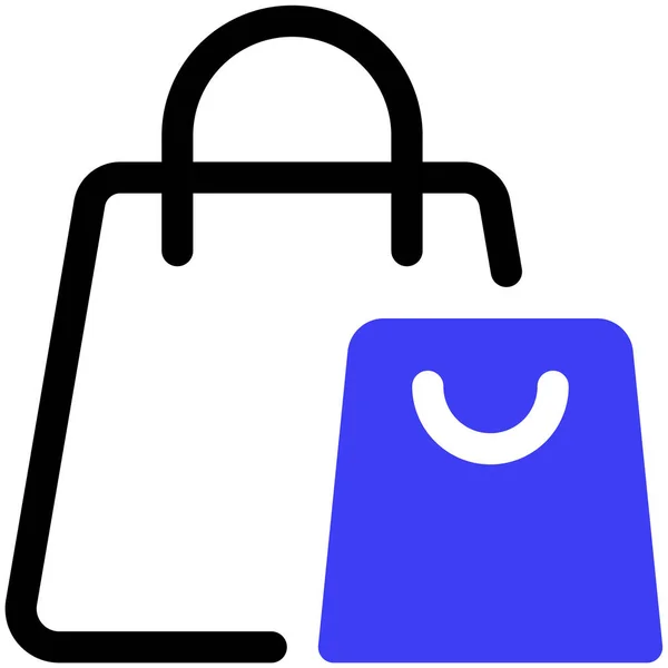 Alışveriş Web Simgesi Basit Illüstrasyon — Stok Vektör