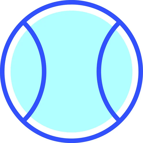 Baseball Web Icon Simple Illustration — Stock Vector