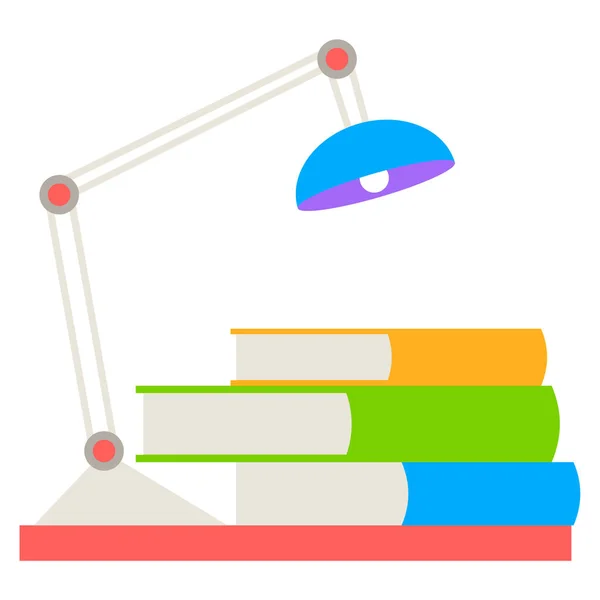 Lamp Web Icon Simple Illustration — Stock Vector