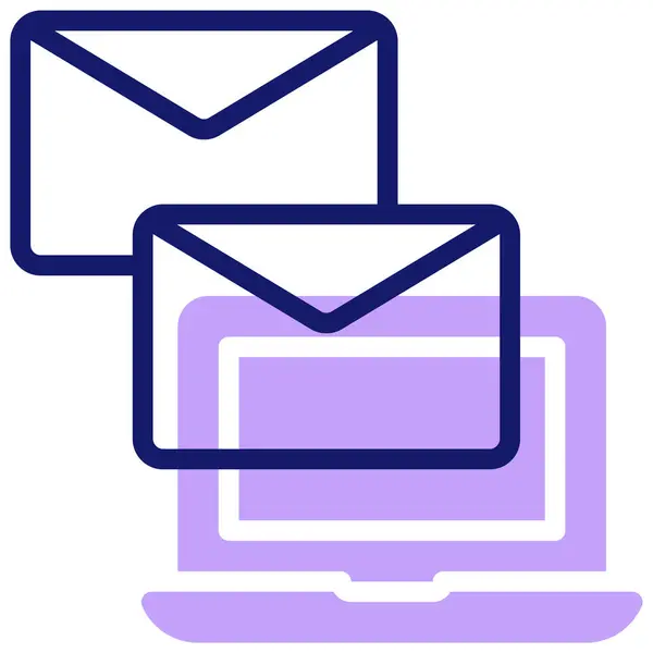Email Ícone Web Ilustração Simples —  Vetores de Stock