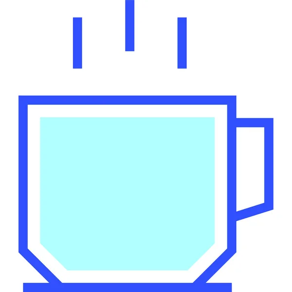Kaffeebecher Symbol Vektorabbildung — Stockvektor
