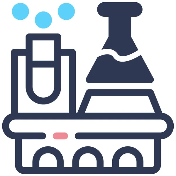 Laboratory Icon Vector Illustration Simple Design 免版税图库插图