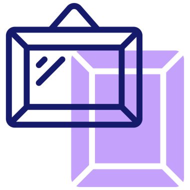 Çerçeve. Web simgesi basit illüstrasyon