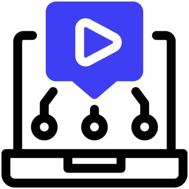 içerik web simgesi basit tasarım