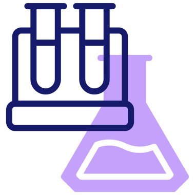 Bilim simgesi vektör illüstrasyonu