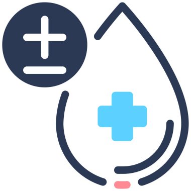 - Kan. Web simgesi basit illüstrasyon