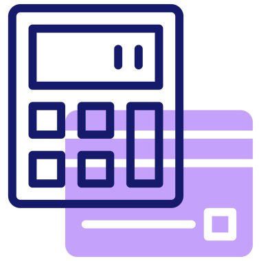 Calculator icon, vector illustration simple design