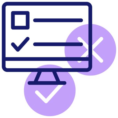 Kodlama. Web simgesi basit illüstrasyon