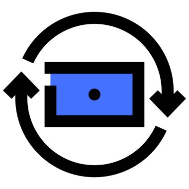 Para için. Web simgesi basit illüstrasyon 