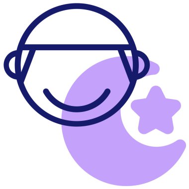 Müslüman illüstrasyonu, web simgesi