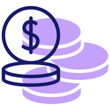 Sikke Simgesi vektör illüstrasyonu