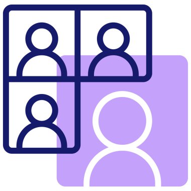 Grup web simgesi, vektör