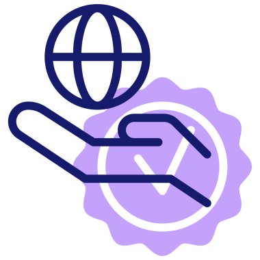 sorumluluk simgesi vektör illüstrasyonu