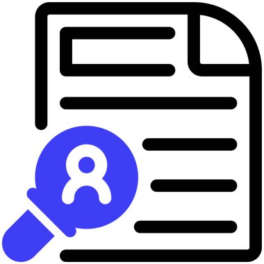 Sözleşme. Web simgesi basit illüstrasyon