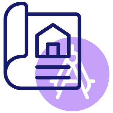 Şablon simgesi, vektör illüstrasyonu