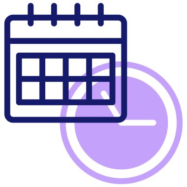 Takvim. Web simgesi basit illüstrasyon