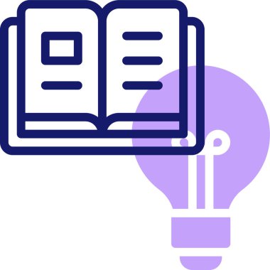 Kitap. Web simgesi basit illüstrasyon