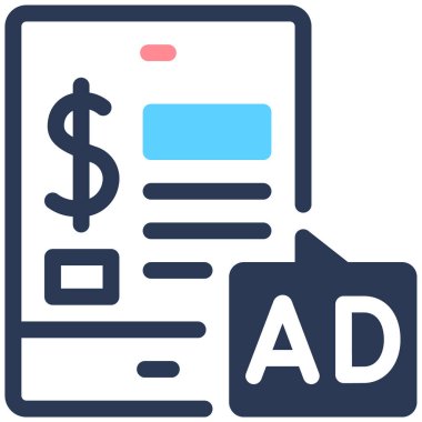 ad web simgesi basit illüstrasyon