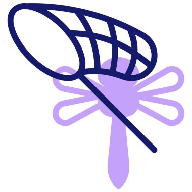 böcek ağı simgesi, vektör illüstrasyonu basit tasarım