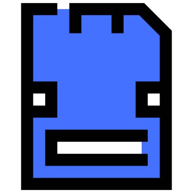 Dosya. Web simgesi basit illüstrasyon