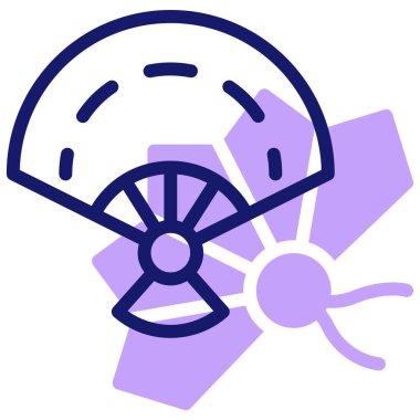 Hayran simgesinin vektör illüstrasyonu