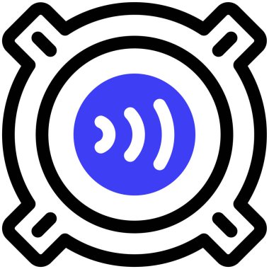 hoparlör vektör illüstrasyonu