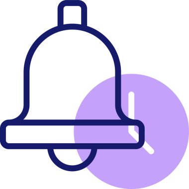 Zil. Web simgesi basit illüstrasyon