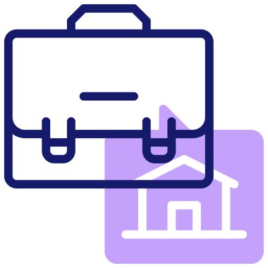 uzak görev simgesi vektör illüstrasyonu