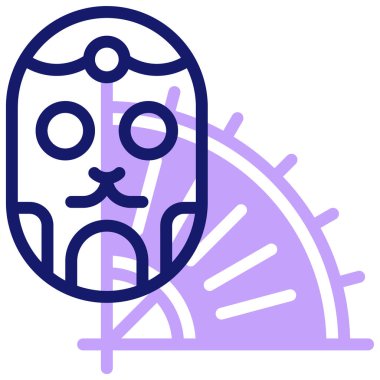 Cadılar Bayramı. Web simgesi vektör illüstrasyonu