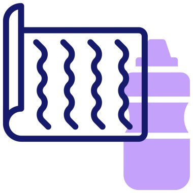 Barbekü. Web simgesi basit illüstrasyon