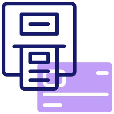 ödeme kavramı simgesi, vektör illüstrasyonu basit tasarım