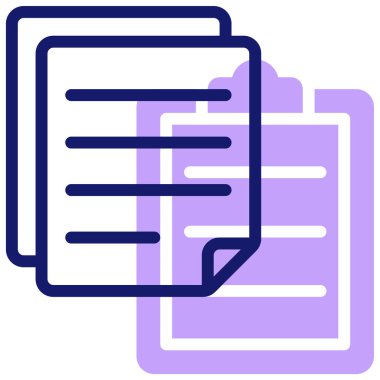 Kağıt. Web simgesi basit illüstrasyon