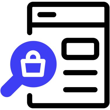 Dosya. Web simgesi basit illüstrasyon