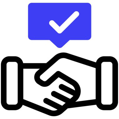 Tokalaşın. Web simgesi basit illüstrasyon