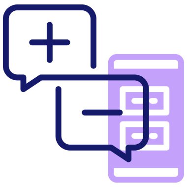 Geri besleme simgesi vektör illüstrasyonu