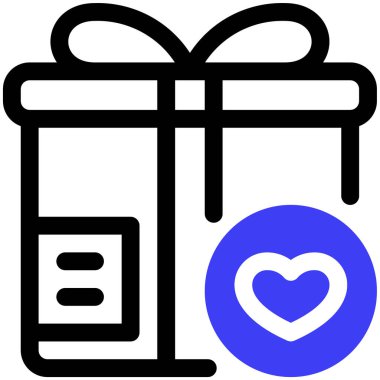 hediye simgesi vektör illüstrasyonu