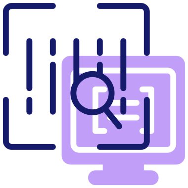 Barkod. Web simgesi basit tasarım