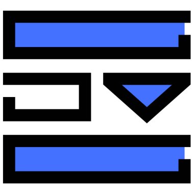 Menü. Web simgesi basit tasarım