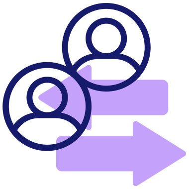 kullanıcı. Web simgesi basit illüstrasyon