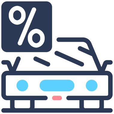 Satış. Web simgesi basit illüstrasyon