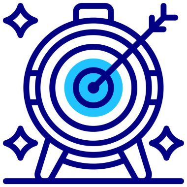 hedef simge, vektör illüstrasyonu basit tasarım