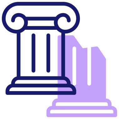 Sütun. Web simgesi basit tasarım