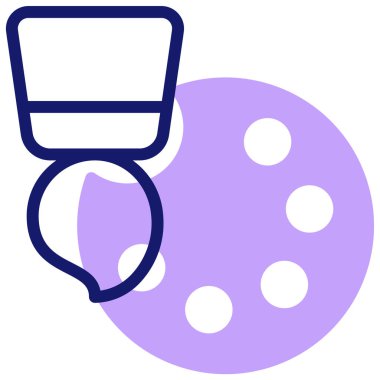 Boya. Web simgesi basit illüstrasyon