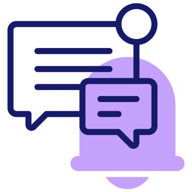 Tebliğ. Web simgesi basit illüstrasyon 