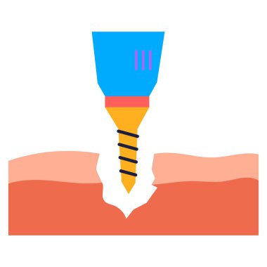 Sondaj. Web simgesi basit illüstrasyon