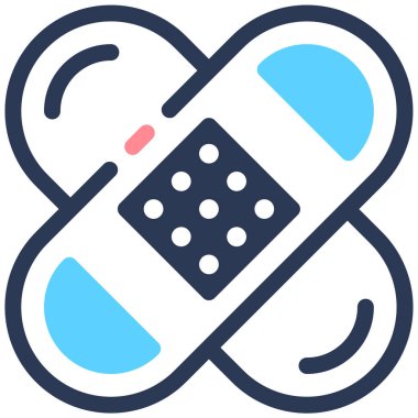 Haplar. Web simgesi basit illüstrasyon